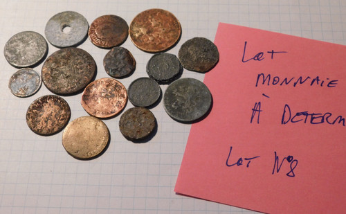 Lot pieces monnaie ancienne - monnaie,